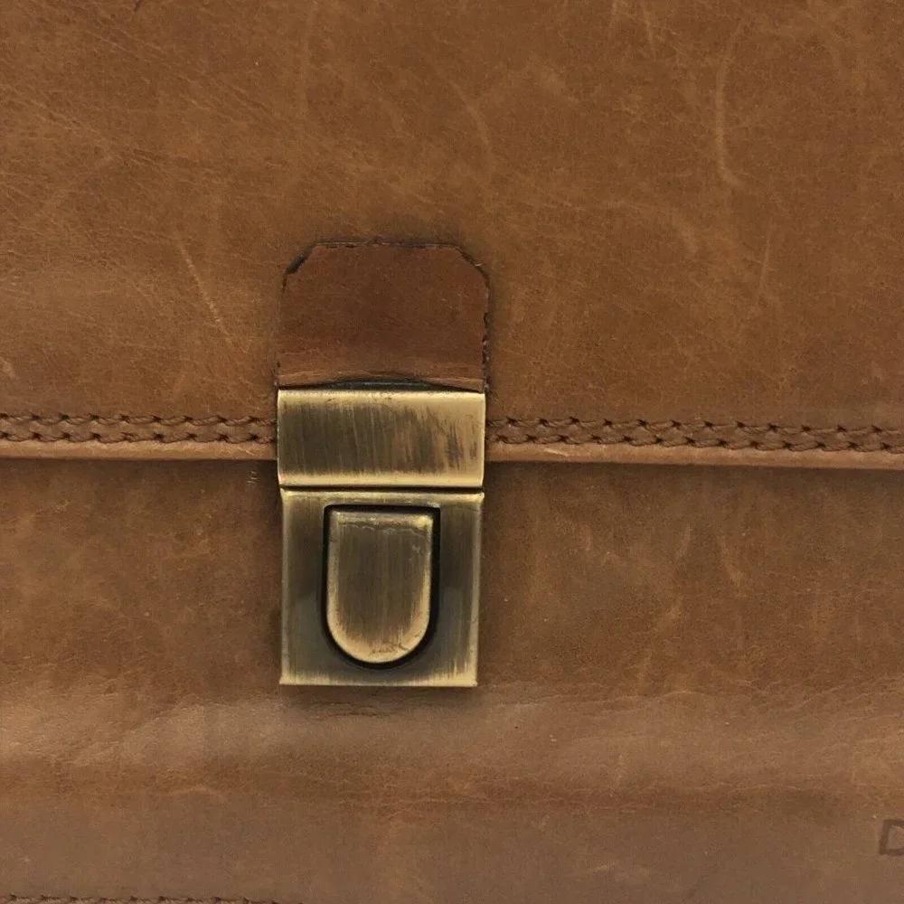 Vintage Ferran Cerdans Disseny Large Leather Wallet Clutch Made In Spain